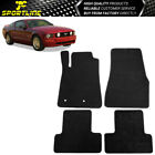 Fits 05-09 Ford Mustang 2Dr Black Nylon Front & Rear Car Floor Mats 4Pc
