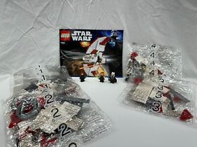LEGO Star Wars: T-6 Jedi Shuttle (7931) No Box, 3 Minifig, Shuttle 100% complete