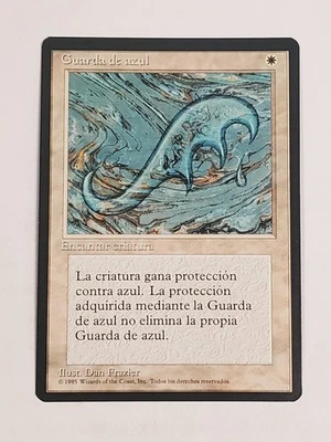 MTG Blue Ward (Spanish 4th Edition (BB)/White/U) - BGM - Image 1 of 2