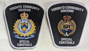 Toronto Canada Police Community Housing Safety Unit Lot Of 2 With Collar Badge - Picture 1 of 10