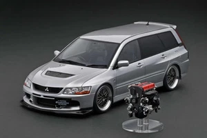 ignition model 1:18 Mitsubishi Lancer Evolution CT9W Silver With Engine IG2769 - Picture 1 of 2