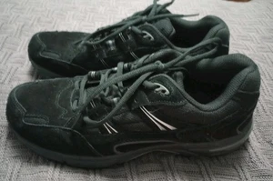 Damen-Tennisschuhe Vionic 23Walk orthopädische Schnürschuhe schwarzes Wildleder Größe 9,5 M gebraucht, in einwandfreiem Zustand - Bild 1 von 15