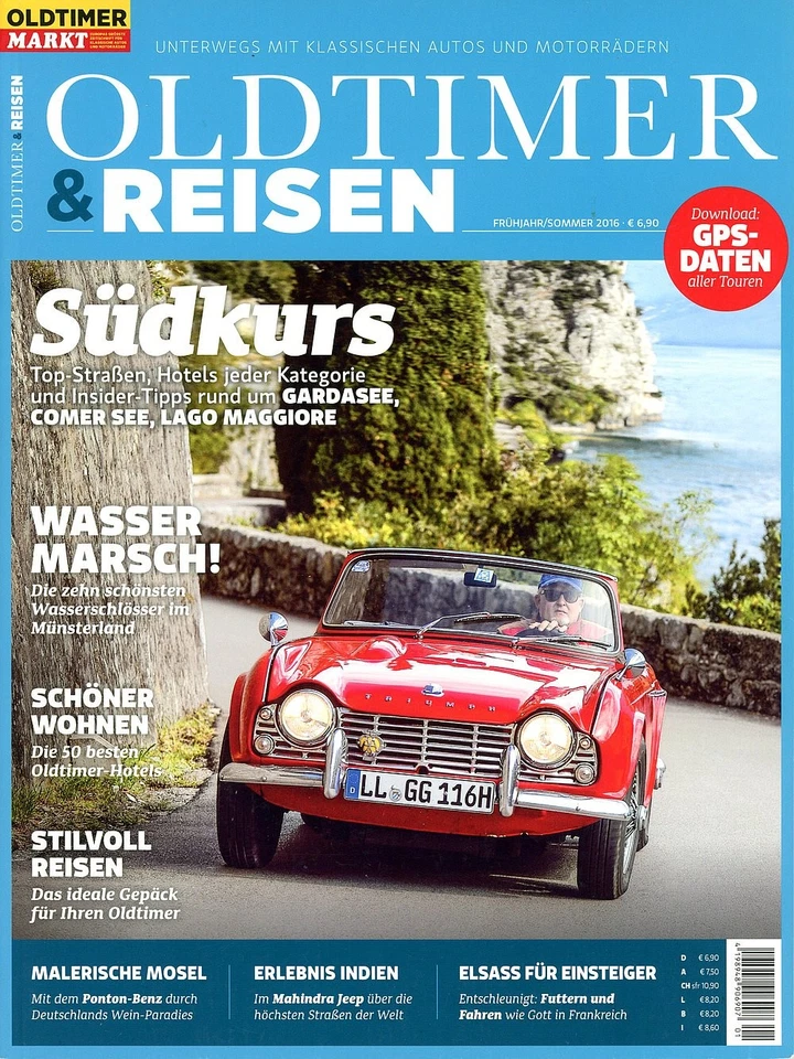 OLDTIMER MARKT REISEN, Gardasee, Comer See, Lago Maggiore u.a. - Sonderheft - Bild 1 von 1