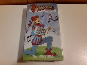 Wonderworld Cartoons The Minstrel VHS New Sealed - Foto 1 di 3