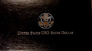 HARDER 1991-S The USO 50th Anniversary Proof $1 mit Box & COA [Starting at Spot] - Bild 1 von 4