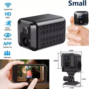Mini Micro HD WIFI Video Camera with Audio Recorder 1080P Security Night Vision - Picture 1 of 18
