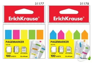 100 NEON Pagemarker Signalstreifen Seitenmarkierer Haftstreifen Klebezettel 44mm - Bild 1 von 2