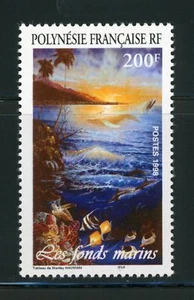 Französisch-Polynesien postfrisch #741 Gemälde Stempel - Bild 1 von 1