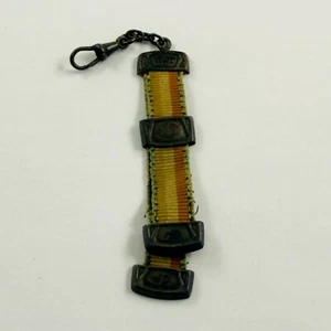 Antique GERMANY 800 SILVER 1930s POCKET WATCH FOB - Picture 1 of 6