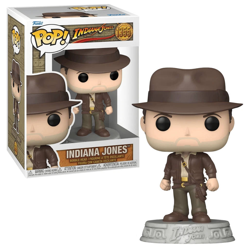 Funko Pop Indiana Jones Figure Vinyl Movie Character Collector Display Box 10cm - Image 1 of 1