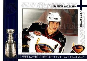 2003-04 Pacific Quest for the Cup Blue #5 Vyacheslav Kozlov
