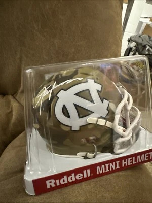 Lawrence Taylor College UNC Camo Mini JSA - Изображение 1 из 2