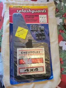 VTG NOS AUTOMOBILE ACCESSORY CHEVROLET 4X4 MUDFLAPS 1987 1 PAIR - Picture 1 of 3