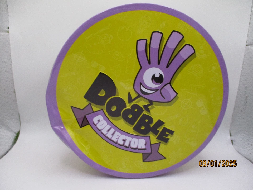 DOBBLE COLLECTOR von ZYGOMATIC ASMODEE DEUTSCH DOSE LEICHT VERBEULT - Bild 1 von 1