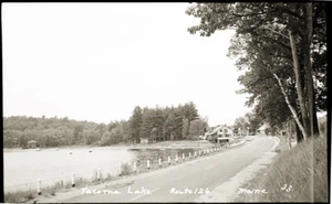 EARLY 1900s POSTCARD FILM NEGATIVE, "TACOMA LAKE RT. 126   #33" - Picture 1 of 1