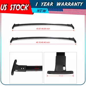 ROOF RACK CROSS BAR FOR 2016-2019 FORD EXPLORER ALUMINUM Carrier Cargo Luggage - Foto 1 di 19