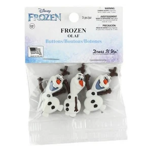 Dress It Up - Disney Collection - Frozen Olaf Buttons - 3 in pack - Picture 1 of 1