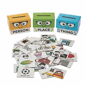 Person Place Or Thing Sorting Boxes - Educational - 1 Piece - Picture 1 of 3