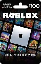 Roblox Physical Gift Card [includes Free Virtual Item $100