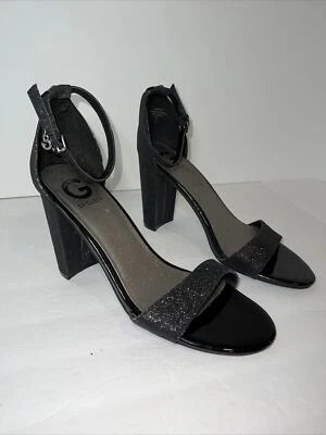 G by Guess Mujer Shantel3 Punta Abierta Ocasión Especial Negro Brillante Talla 10 M Foto 1 de 4