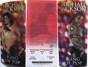 Michael Jackson Ticket Billet 3D O2 Arena THIS IS IT Lenticular London 2010 - Bild 1 von 1