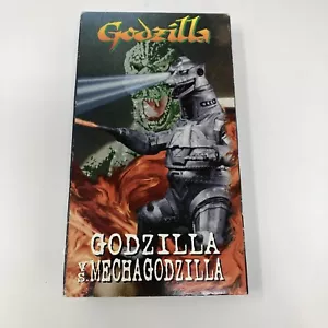 Rare Godzilla Vs. Mechagodzilla VHS 1997 Anchor Bay Horror Sci-Fi - Picture 1 of 4