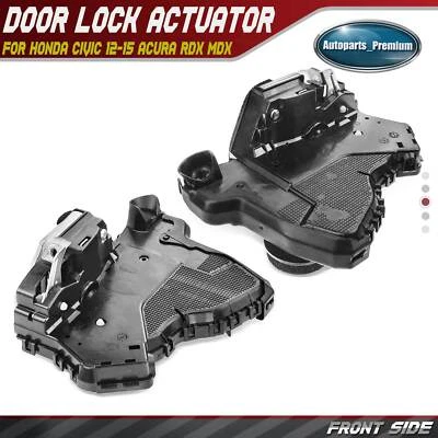 2x Actuador de cerradura de puerta para Honda Civic 12-15 Acura RDX 13-19 delantero izquierdo y derecho Foto 1 de 4