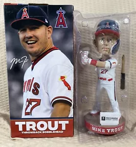 NIB 2024 Mike Trout Anaheim Angels Throwback Bobblehead 7/27 SGA NEW IN BOX - Picture 1 of 18