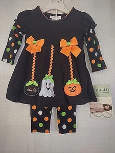 Bonnie Jean Baby 2-Piece Halloween Pants Outfit Size 18M - Picture 1 of 2