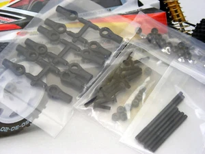 Varillas de amarre y herrajes delanteros y traseros completos Kyosho Turbo Optima Mid 2016 2019 2022 - Imagen 1 de 5