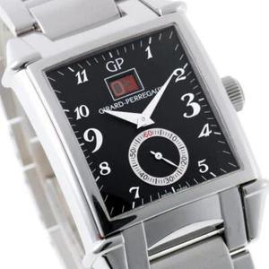 GIRARD PERREGAUX Vintage 1945 King Big Date 25805-11-621-1 schwarzes Zifferbl... - Bild 1 von 8