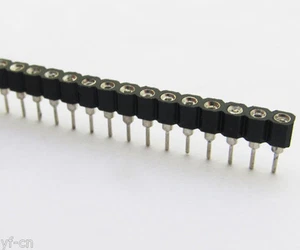 1pc Strip Tin PCB Panel Female IC Breakable 40pin Single Row Round Header Socket - Picture 1 of 2