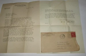 1929 signierter Brief Dean Hazel Stanton Univ. of Rochester Eastman School of Music - Bild 1 von 5