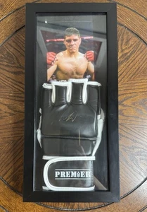 MMA Glove with Nick Diaz Autograph – Premier Framed Display - Picture 1 of 5
