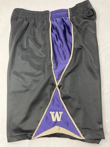 Pantalones cortos de baloncesto NIKE University of Washington para hombre S Huskies negros - Imagen 1 de 11