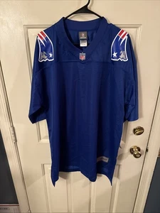 Camiseta New England Patriots para hombre XL camiseta en blanco vintage línea profesional azul nueva con etiquetas  - Imagen 1 de 9