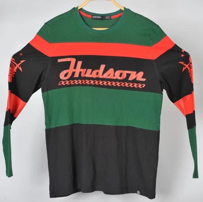 Camiseta Hudson Outerwear Manga Larga Bloque de Color 99 Para Hombre Grande Deletrear Foto 1 de 4