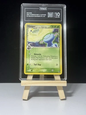 Wooper 2006 Pokemon Delta Species EX Dragon 71/101 Gem Mint 10 Tag  - Image 1 of 2