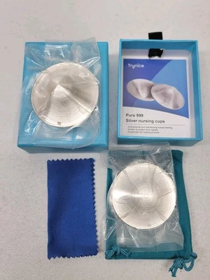 NUEVAS tazas de enfermería Trynice Pure de plata 999, tamaño XL Foto 1 de 4