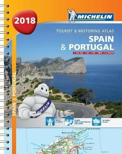 Spain & Portugal 2018 - Tourist & Motoring Atlas: Tourist & Motor... by Michelin Foto 1 de 2