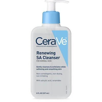 	Limpiador de ácido salicílico renovador CeraVe BHA exfoliante 8 OZ	 Foto 1 de 4