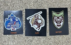 Call of Duty Black Ops 4 Specialist Patch Lot TORQUE AJAX BATTERY - Picture 1 of 2