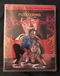 CORRUPTION (1967) Peter Cushing (2 Disc Blu-ray) BRAND NEW but shrinkwrap torn - Picture 1 of 3