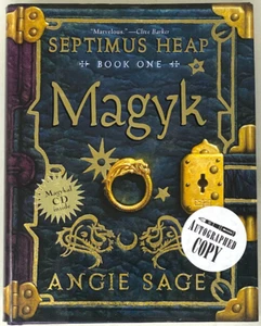 Septimus Heap, Book One: Magyk by Angie Sage (2005) Autographed! - Picture 1 of 5