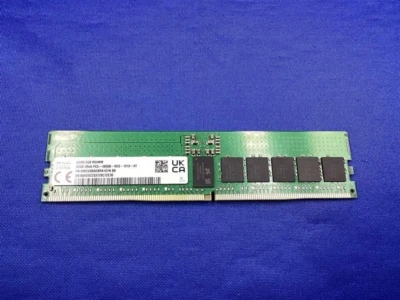 HYNIX 32GB PC5-4800B DDR5-38400 EC8 RDIMM 2Rx8 Memory HMCG88AEBRA107N - Image 1 of 3