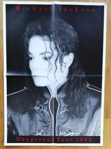 MICHAEL JACKSON vintage poster affiche dangerous tour 1992 - Picture 1 of 1
