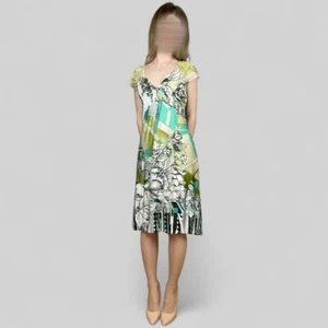 Save The Queen Women’s Colorful Viscose Stretch Dress – Size L - Picture 1 of 11