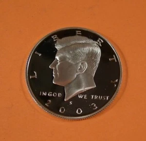 2003-s Silver  KENNEDY half dollar GEM PROOF - Picture 1 of 2