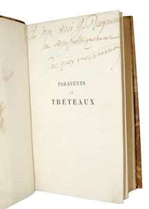 Dédicace. Jacques Normand. Paravents et tréteaux, fantaisies de salon. EO - Picture 1 of 7