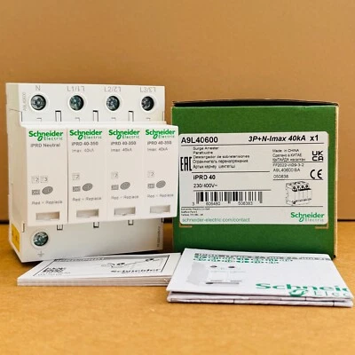 Schneider Electric Surge Arrester SPD 3P + N iPRD 40 350V Imax 40kA A9L40600